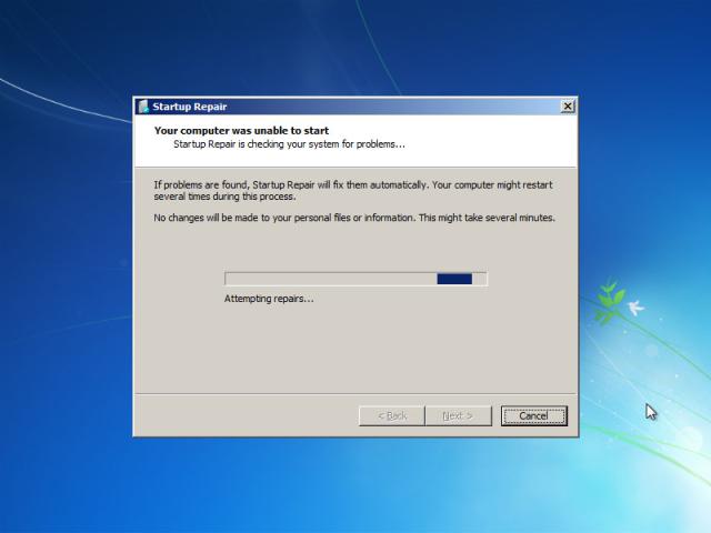 windows nemoze da startuje